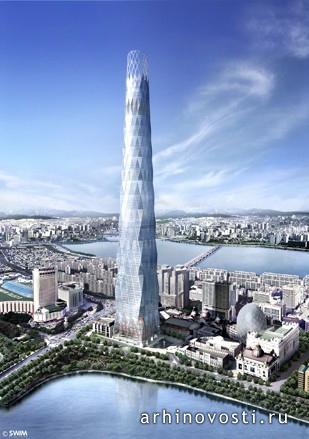 Супер башня Лотте (Lotte Super Tower), автор проекта СОМ (SOM).