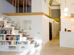 Интерьер квартиры, проект бюро Миэль Аркитектос (Miel Arquitectos), Барселона, Испания.