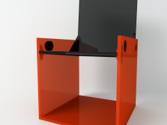 Концепция модульного стула со вставным столом Cha-Box от Моторного Александра.
