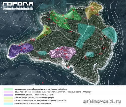 30 сентября - 4 октября 2010 года. Архитектура – Скульптура - Инсталляции. Греция, остров Видо. 