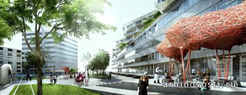 Реконструкция и расширение склада Transitlager от BIG. Базель, Швейцария.