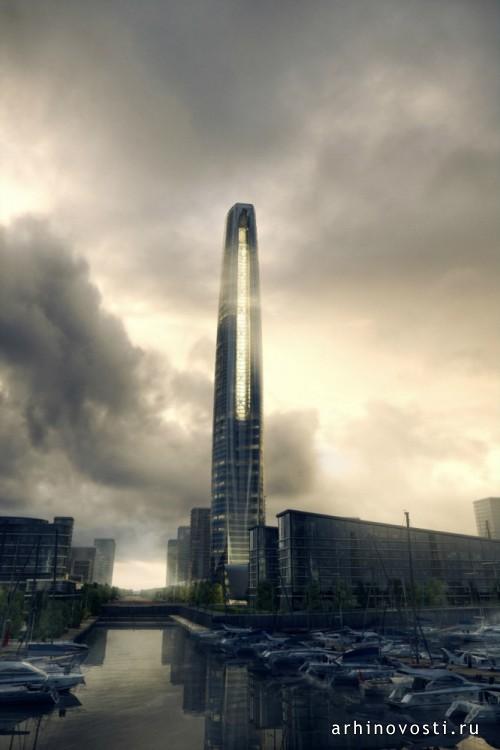 Небоскрёб Wujiang Greenland Tower от SOM. Уцзян, Китай.