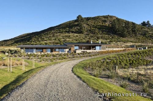 Жилой дом Hawkesbury Residence от Marmol Radziner. Ванака, Новая Зеландия.