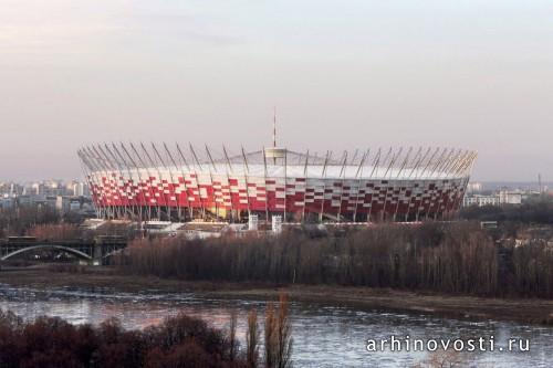 Стадион от gmp architekten. Варшава, Польша.