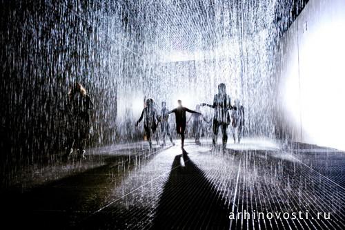 Комната дождя (Rain Room) от rAndom International. Лондон, Великобритания.