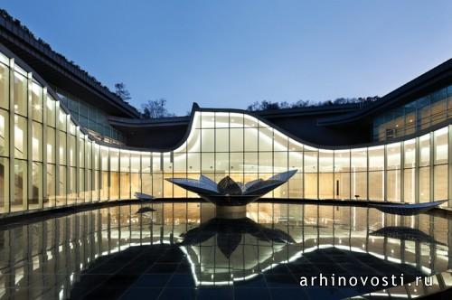 Крематорий Memorial Park от Haeahn Architecture. Сеул, Южная Корея.