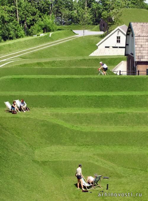 Крепость Werk aan ‘t Spoel от Rietveld Landscape. Кулемборг, Нидерланды.