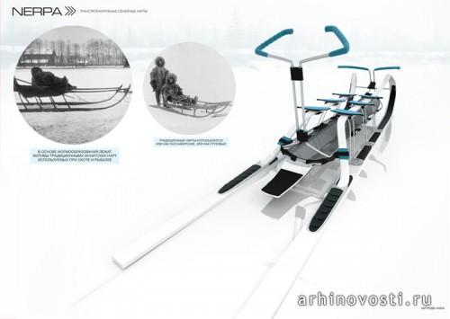 Нарты Nerpa для езды с собачьей упряжкой