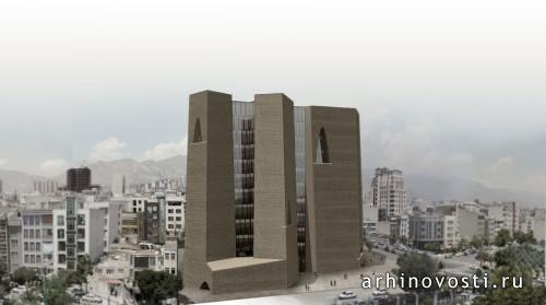 Фондовая биржа от Alejandro Aravena Architects. Тегеран, Иран.