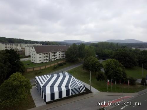 Станция распределения воды от Molter-Linnemann Architekten. Кайзерлаутерн, Германия. 