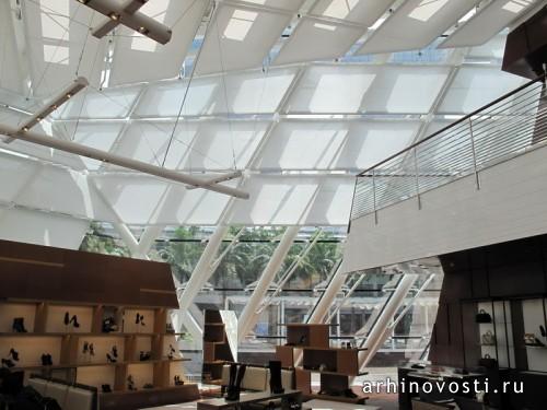 Магазин Louis Vuitton от Safdie Architects. Сингапур.