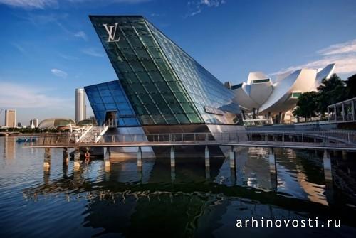 Магазин Louis Vuitton от Safdie Architects. Сингапур.