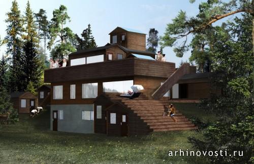 Дом «Villa Village» (Вилла Деревня) от Visiondivision. Тампере, Финляндия.