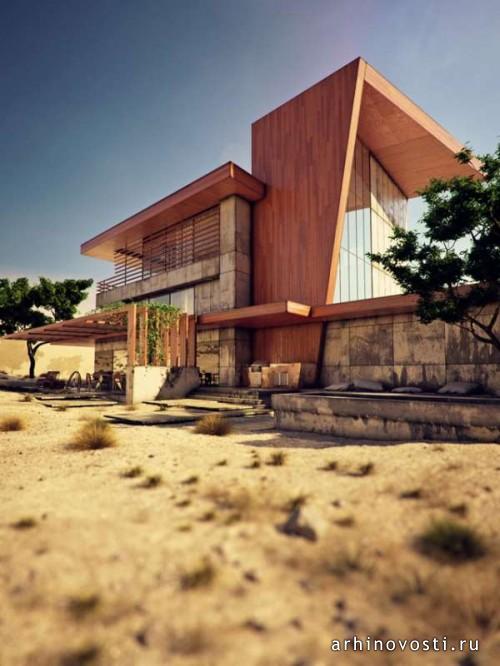 Коттедж Desert Rose от IK-architects.