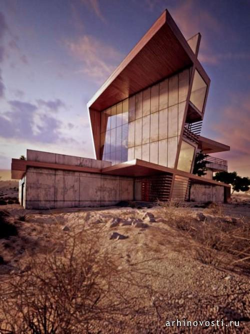 Коттедж Desert Rose от IK-architects.