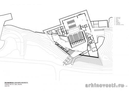 Концертный зал от Delugan Meissl Associated Architects. Эрль, Австрия.