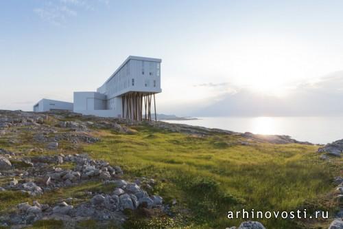 Отель The Fogo Island Inn от Saunders Architecture. Фого, Канада.