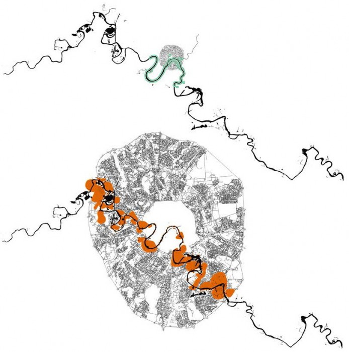 "Проект Меганом" – победитель международного конкурса на концепцию градостроительного развития территорий, прилегающих к Москве-реке.